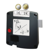 SAFE-O-MAT® twin-coin Pfand- und Kassierschlösser