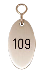 Oval Nr. 8050 Schlüsselanhänger 
