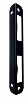 Zimmertür-Winkelschließblech schwarz 20x20x170