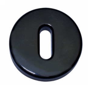 BLACK Nylon Rosettenpaare