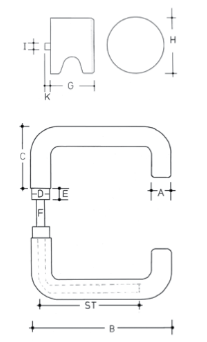 BLACK Nylon Garnituren