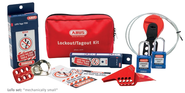 ABUS LoTo Kit mechanisch klein, bestückt, SL8MECH76BS LoTo Kit