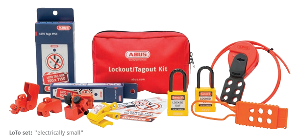 ABUS LoTo Kit elektrisch klein, SL8ELEC76PS LoTo Kit