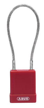ABUS 76/40 Hangschloss mit kurzem Kabelbügel 20 cm