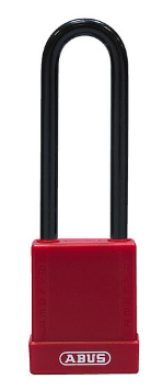 ABUS 76/40 Hangschloss hoher Stahlbügel, Kunststoffüberzug
