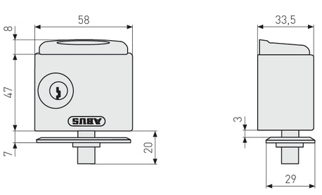 ABUS Fenster-Zusatzsicherung FTS3002
