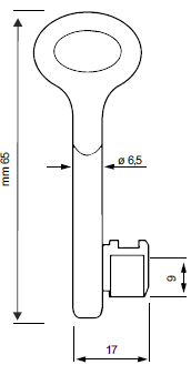 KFV Buntbartschlüssel System 4FG-0..-KFV