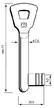 Buntbartschlüssel System 6BKP... - Bever & Klophaus