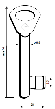 Buntbartschlüssel System G6... - Glittenberg